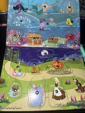 Melissa & Doug Disney Ariel Under the Sea Wooden Magnetic Puzzles